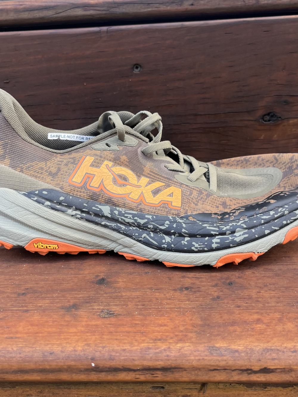 Hoka One One Speedgoat 6 Sneakers Mens Size 10D Running Shoes Army Breathable